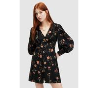 AllSaints Auden Tanana Dress Black Talla: 2 | Mini Vestidos Outlet | Mujer | Negro