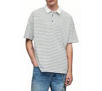 AllSaints Ave Ss Polo Chalk Wht/jet Blk Talla: S | Polos Outlet | Hombre