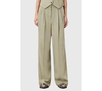 AllSaints Averie Ten Trouser Sage Green Talla: 8 | Pantalones Rectos Outlet | Mujer | Verde