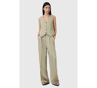 AllSaints Averie Ten Waistcoat Sage Green Talla: 10 | Blazers Outlet | Mujer | Verde