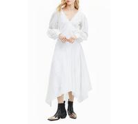 AllSaints Aviana Broderie Dres Off White Talla: 10 | Vestidos Midi Outlet | Mujer | Blanco