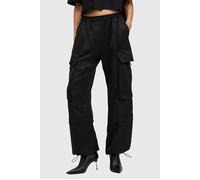 AllSaints Barbara Trouser Black Talla: 8 | Pantalones Cargo Outlet | Mujer | Negro