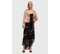AllSaints Beale Suede Biker Misty Pink Talla: 12 | Chaquetas de Cuero Outlet | Mujer | Rosa