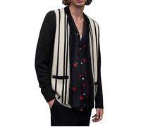 AllSaints Berkley Cardigan Cinder Black Marl Talla: S | Cárdigan Outlet | Hombre | Negro
