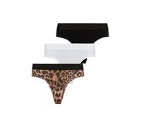 AllSaints Betha Kiku Thong 3 P Multi/fur Brown Talla: XS | Calzoncillos Outlet | Mujer | Marrón