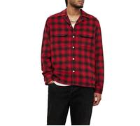 AllSaints Beyond Ls Shirt Sour Berry Red Talla: XS | Camisas Casuales Outlet | Hombre | Rojo