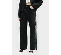 AllSaints Blake Stud Jean Black Talla: W29 | Pantalones Rectos Outlet | Mujer | Negro