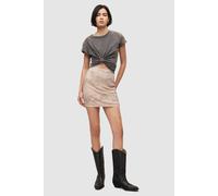 AllSaints Brielle Emb Skirt Pale Pink Talla: 6 | Mini Faldas Outlet | Mujer | Rosa