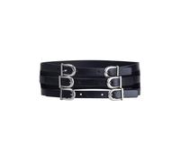 AllSaints Briony Waist Belt Black/antq Nickel Talla: XS | Cinturones Outlet | Mujer | Negro