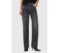 AllSaints Brooklyn Jean Washed Black Talla: W31 | Vaqueros Rectos Outlet | Mujer | Negro