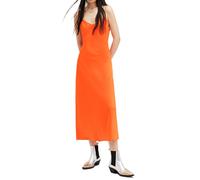 AllSaints Bryony Dress Zesty Orange Talla: 8 | Vestidos Midi Outlet | Mujer | Naranja