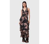 AllSaints Cali Dress Adena Black Talla: 10 | Vestidos Maxi Outlet | Mujer | Negro
