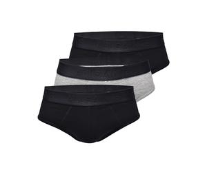 AllSaints Calzoncillos para Hombre Bolsa contorneada, algodón orgánico elástico y Cintura con Logo. Color Negro Multi, Pack de 3, Talla Grande