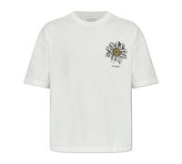 AllSaints - Camiseta Gráfica de Manga Corta Oversize Petals - Tops - Hombre - Blanco - S -
