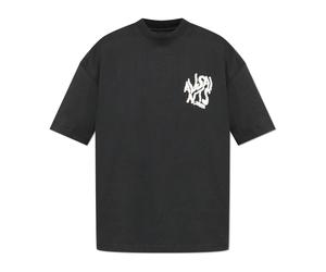 AllSaints - Camiseta Oversize con Estampado del Logotipo Orlando - Tops - Hombre - Negro - S -