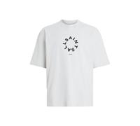 AllSaints Camiseta 'TIERRA' gris claro / negro M gris claro / negro