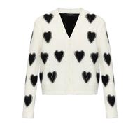 AllSaints - Cárdigan Scatter Heart - Knitwear - Mujer - Blanco - S -