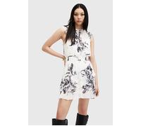 AllSaints Caylan Dress Monica Ecru White Talla: 12 | Mini Vestidos Outlet | Mujer | Marrón