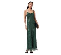 Allsaints Chantelle Dress Vestido, Verde Esmeralda, 12 para Mujer