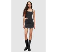 AllSaints Charli Corset Washed Black Talla: 16 | Camisetas de Tirantes Outlet | Mujer | Negro