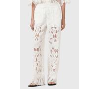AllSaints Charli Emb Trouser Snow White Talla: 4 | Pantalones Outlet | Mujer | Blanco