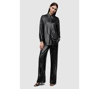 AllSaints Charli Seq Trouse Black Talla: 2 | Pantalones Formales Outlet | Mujer | Negro