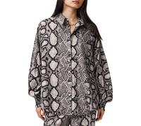 AllSaints Charli Shirt Flow Ecru White Talla: 8 | Camisas Outlet | Mujer | Marrón