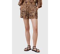 AllSaints Charli Short Evia Golden Brown Talla: 8 | Pantalones Cortos Outlet | Mujer | Marrón