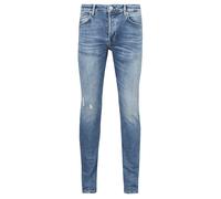 AllSaints Cigarette Damaged Light Indigo Talla: W38L30 | Vaqueros Pitillo Outlet | Hombre | Azul