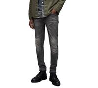 AllSaints Cigarette Damaged Washed Black Talla: W30L30 | Vaqueros Pitillo Outlet | Hombre | Negro