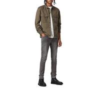 AllSaints Cigarette Dark Grey Talla: W28L30 | Vaqueros Pitillo Outlet | Hombre | Gris