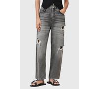 AllSaints Daisy Tapered Jean Washed Grey Talla: 10 | Vaqueros Rectos Outlet | Mujer | Gris
