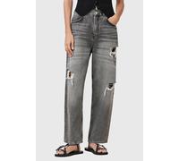 AllSaints Daisy Tapered Jean Washed Grey Talla: 2 | Vaqueros Rectos Outlet | Mujer | Gris