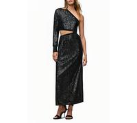 AllSaints Daisy Topaz Dress Black Talla: L | Vestidos Maxi Outlet | Mujer | Negro