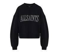 AllSaints Sudadera 'DASH LILA' negro / blanco S negro / blanco