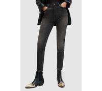 AllSaints Dax Vanta Sizeme Jea Washed Black Talla: S | Vaqueros Skinny Outlet | Mujer | Negro