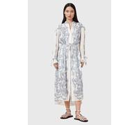 AllSaints Delphine Shirt Dress Lita Soft Blue Talla: 2 | Vestidos Midi Outlet | Mujer | Azul