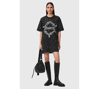 AllSaints Drip Scatter Dress Washed Black Talla: XS | Blusón Outlet | Mujer | Negro