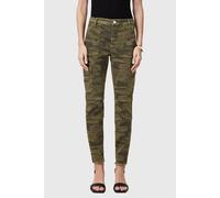 AllSaints Duran Skinny Cargo Camo Green Talla: W29 | Pantalones Cargo Outlet | Mujer | Verde