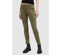 AllSaints Duran Skinny Cargo Khaki Green Talla: 26 | Outlet | Mujer | Marrón