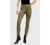AllSaints Duran Skinny Cargo Khaki Green Talla: W25 | Pantalones Cargo Outlet | Mujer | Marrón
