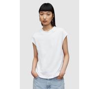 AllSaints Esme Tee White Talla: 6 | Camisetas de Seda Outlet | Mujer | Blanco