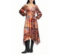 AllSaints Estelle Colca Dress Canyon Purple Talla: 2 | Vestidos Midi Outlet | Mujer | Púrpura