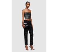 AllSaints Evie Studded Jean Washed Black Talla: W26 | Vaqueros Outlet | Mujer | Negro