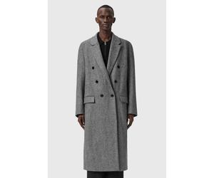 AllSaints Ezra Coat Black/white Talla: 40 | Outlet | Hombre | Negro