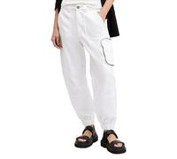 AllSaints Florence Cargo Joggr Chalk White Talla: 2 | Pantalones Cargo Outlet | Mujer | Blanco