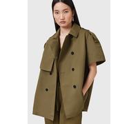 AllSaints Flow Jacket Fir Green Talla: XS | Chaquetas de Estilo Militar Outlet | Mujer | Verde