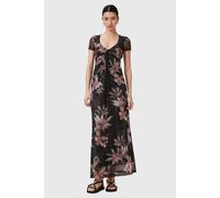 AllSaints Gabby Mesh Dress Adena Black Talla: 12 | Vestidos Maxi Outlet | Mujer | Negro