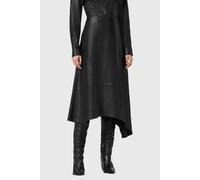 AllSaints Gia Lea Skirt Black Talla: 2 | Faldas de Cuero Outlet | Mujer | Negro