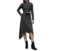 AllSaints Gia Sparkle Dress Dark Silver Talla: 38 | Outlet | Mujer | Gris